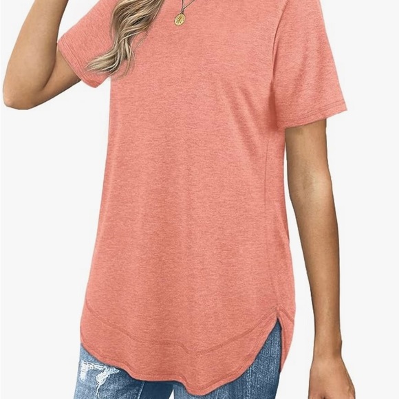 Amazon Other - Large coral blouse from Amazon. Great condition. Very nice!